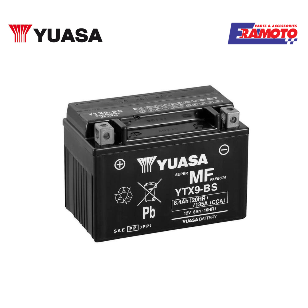 Yuasa Ytx9-Bs Activated Battery For KAWASAKI Zrx 400 98-03 Zx6R 95